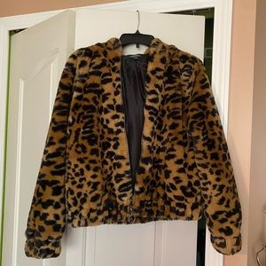 Cheetah print jacket